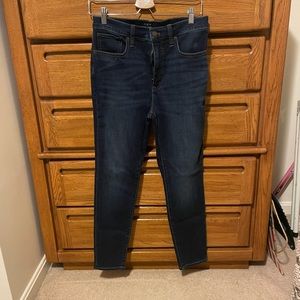 Dark wash J.Crew 10in. High Rise Skinny Jean